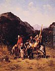 Washington Paintings - Riders in the Mountain by Georges Washington